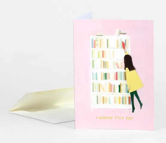 Card-Browsing Girl