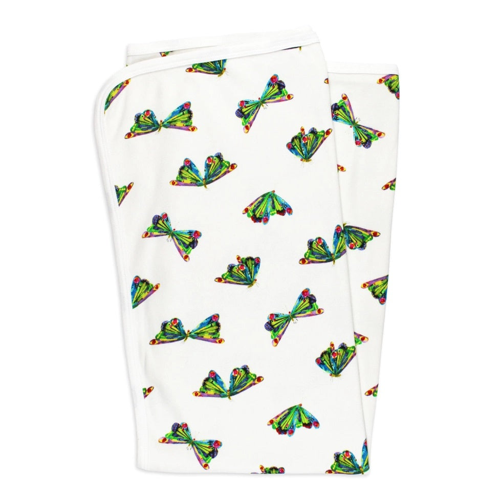 Butterfly Organic Cotton Baby Blanket