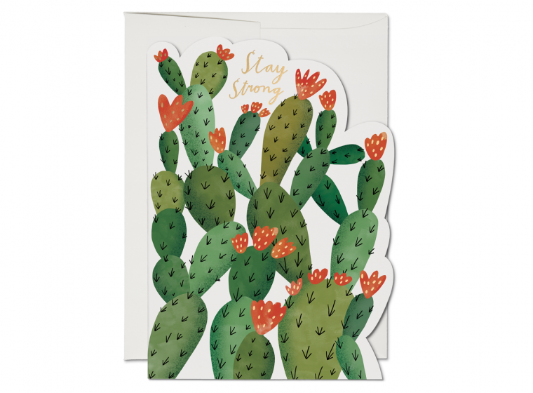 Card-Stay Strong Cactus