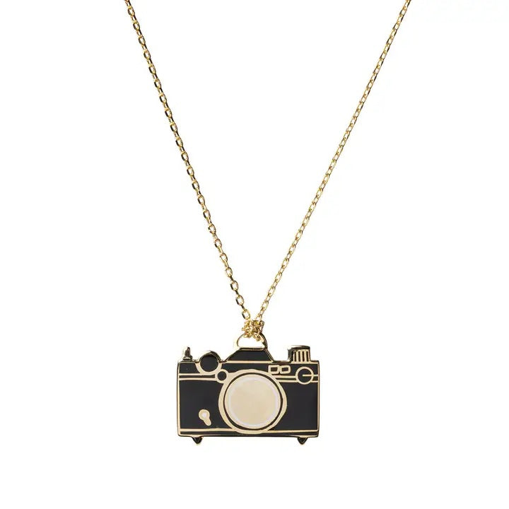 Camera Pendant Necklace