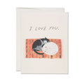 Cat Cuddle Card