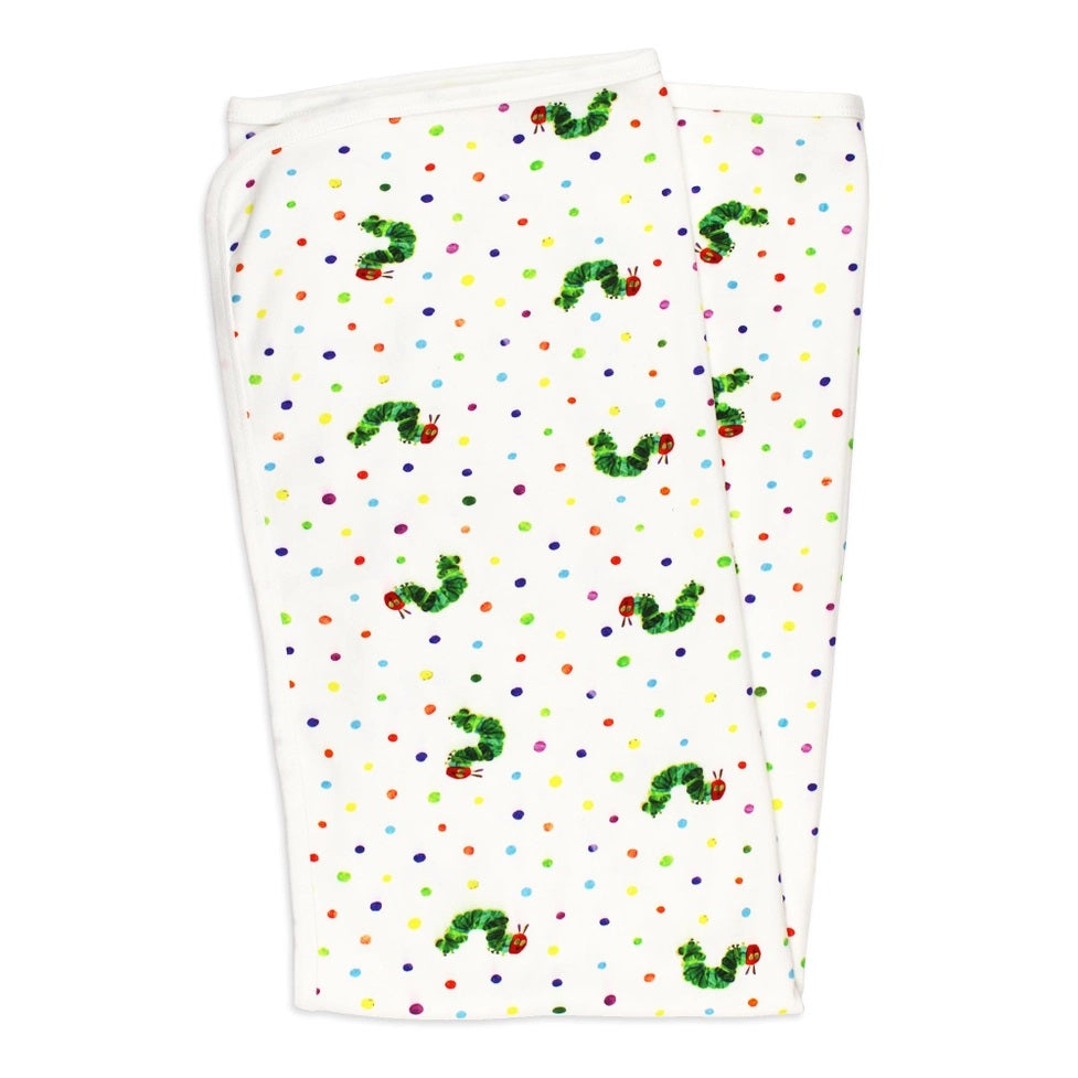 Caterpillar Organic Cotton Baby Blanket