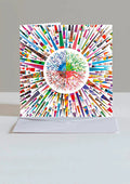 Card-Colorful Sunburst