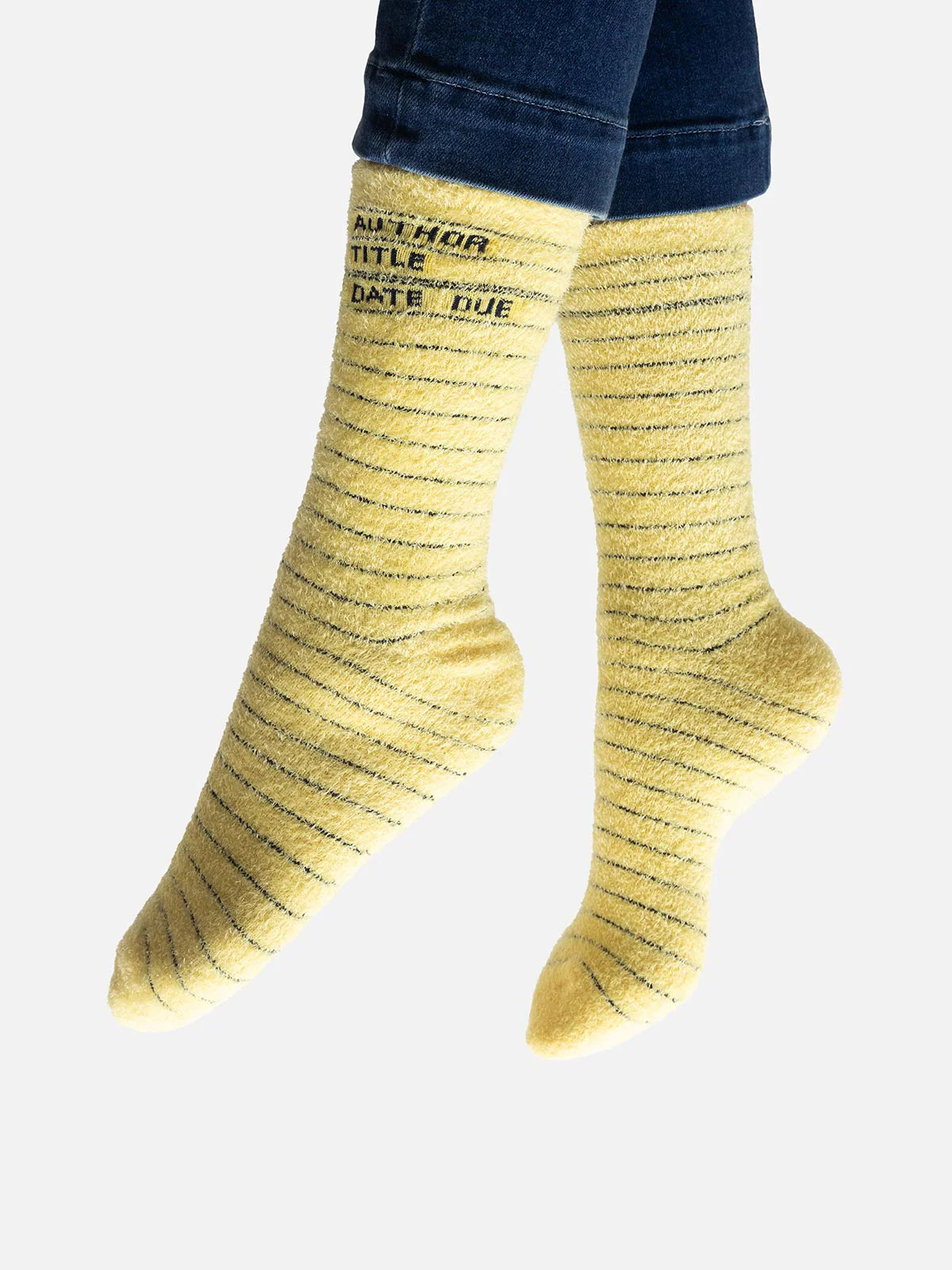 Library Card Cozy Socks