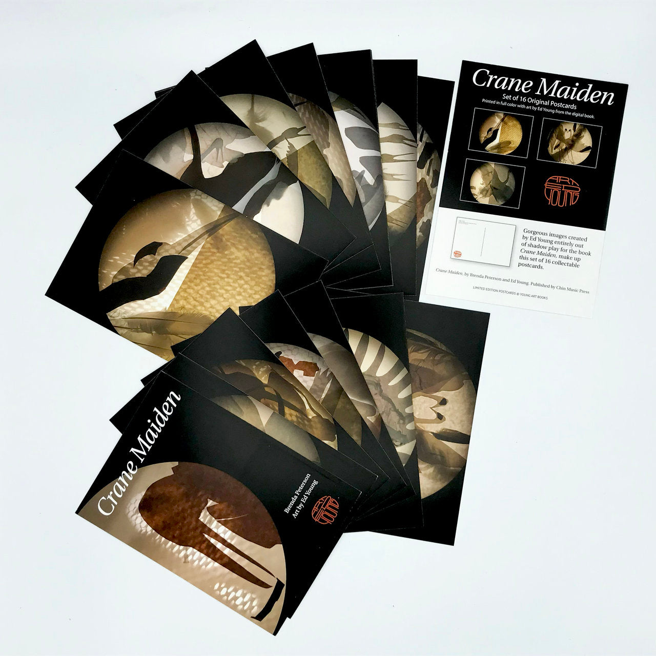 Ed Young Crane Maiden Postcard Set