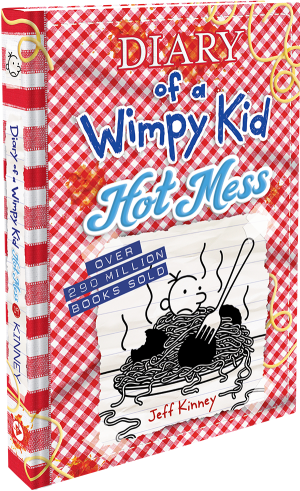 Diary Wimpy Kid #19 Hot Mess-Autographed