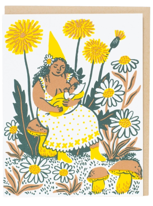 Dandelion Baby Card