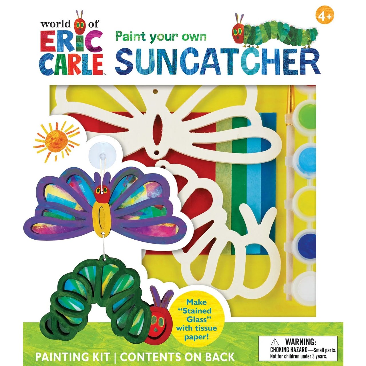Eric Carle Wood Suncatcher Paint Kit