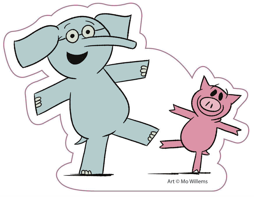 Elephant & Piggie Sticker (Single)