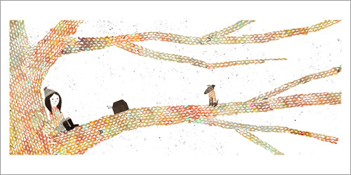 Jon Klassen Print - Girl in Tree Sweater