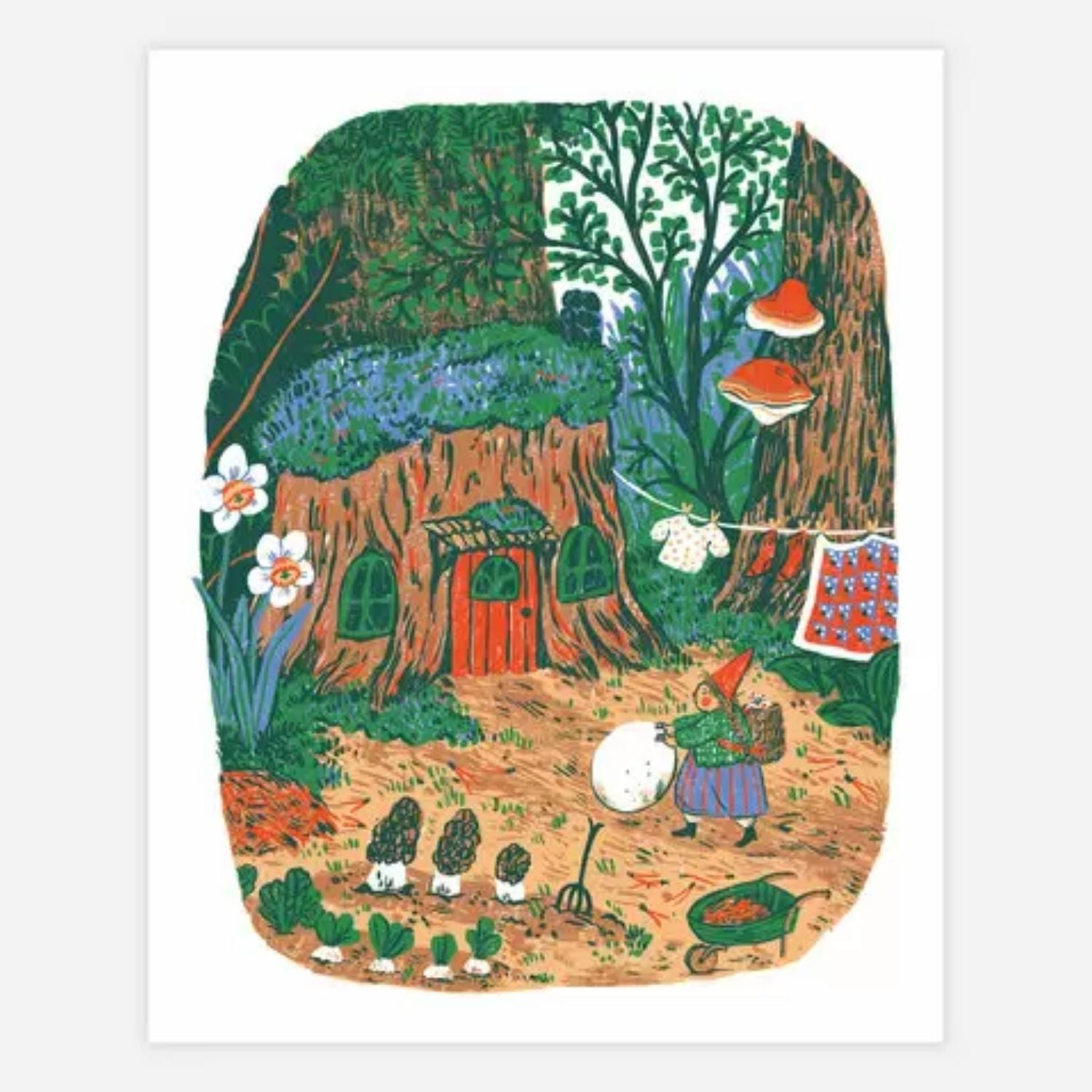 Print-Rolling the Egg Home
