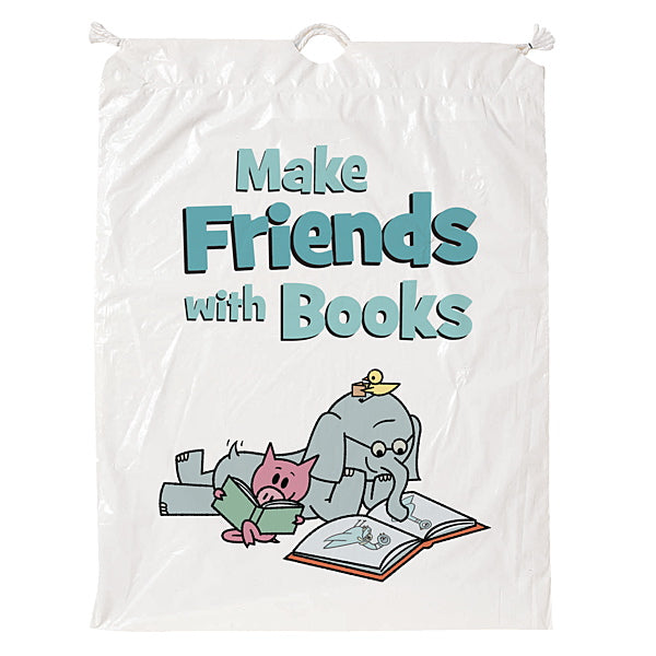 Elephant & Piggie Drawstring Bag