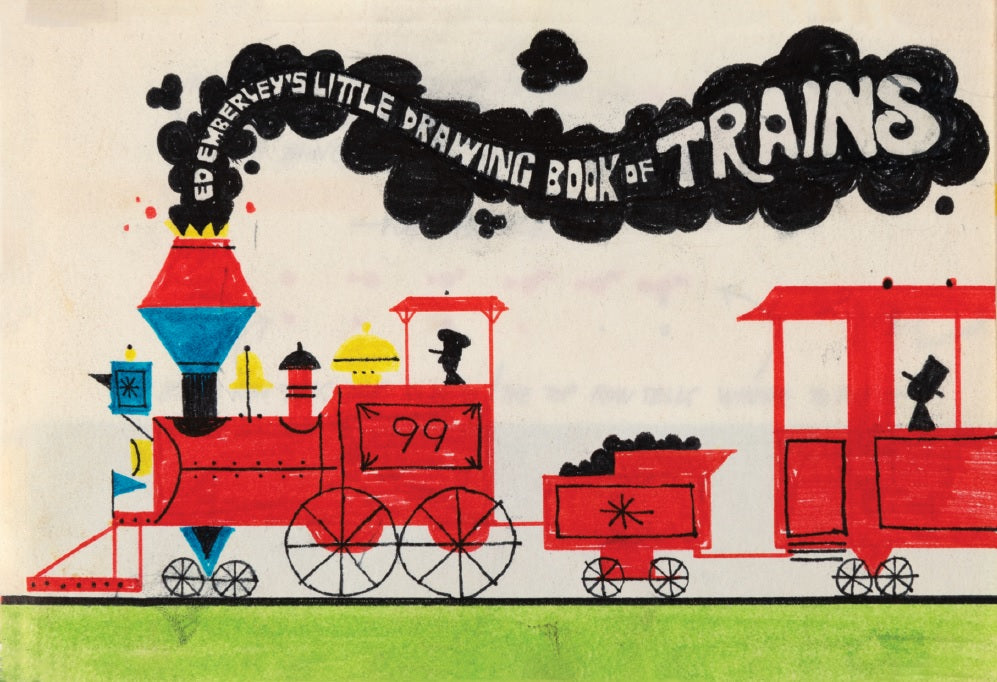 Postcard-Emberley Train