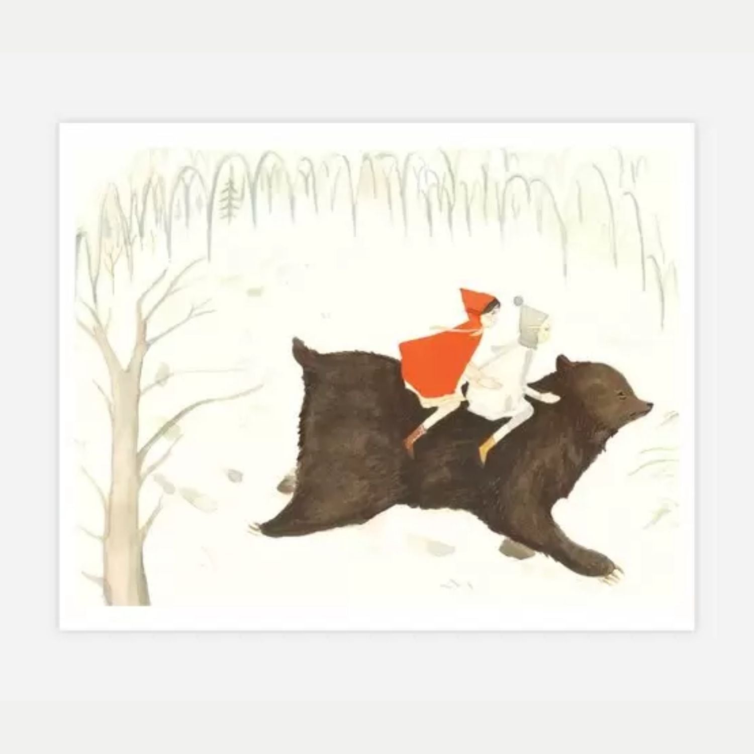 Print-Martin Escape in the Snow