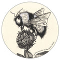 Ferdinand Bee Circle Sticker