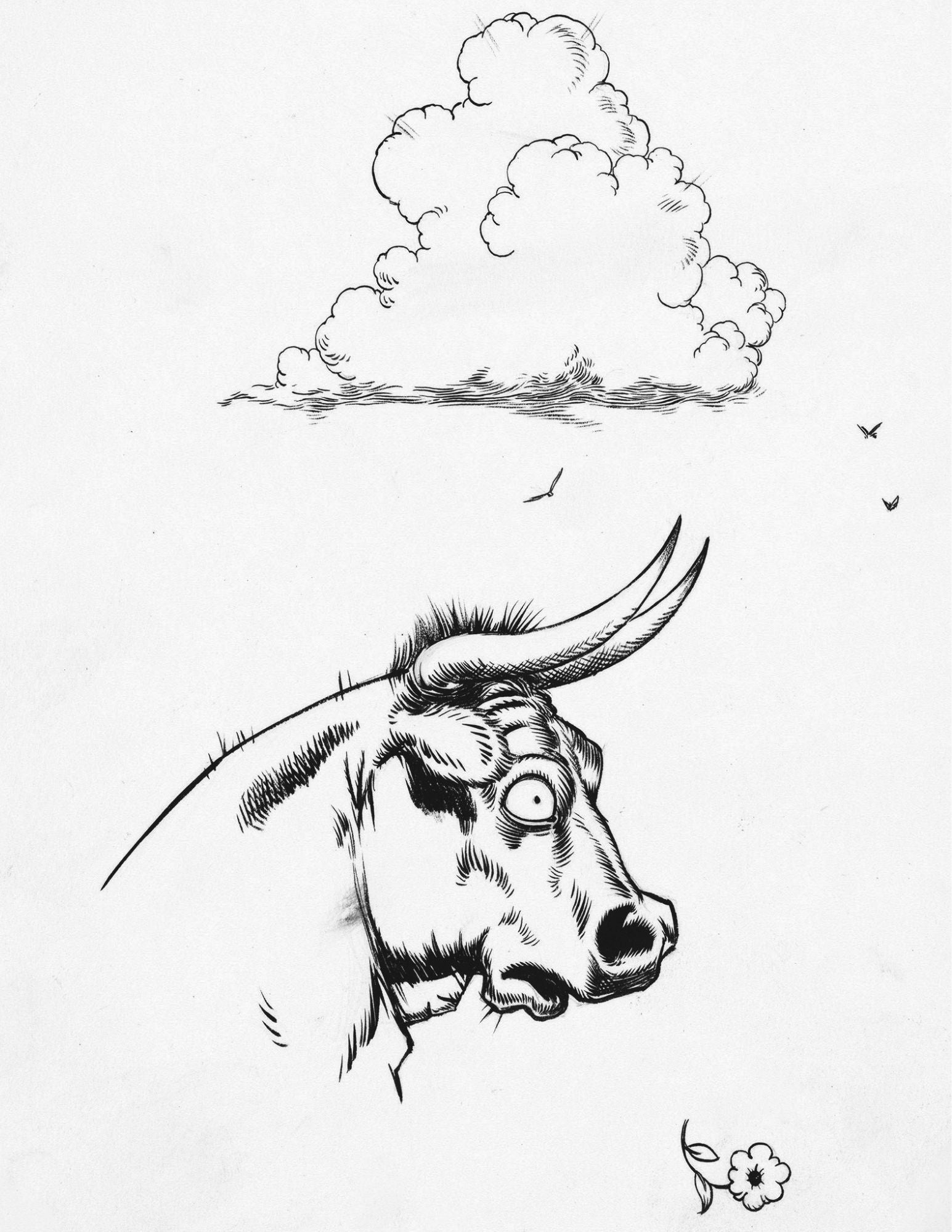 Ferdinand Surprised Postcard