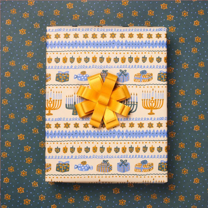 Gift Wrap-Festival of Lights Hanukkah
