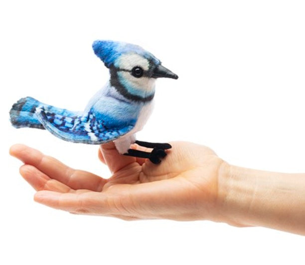 Blue Jay Finger Puppet