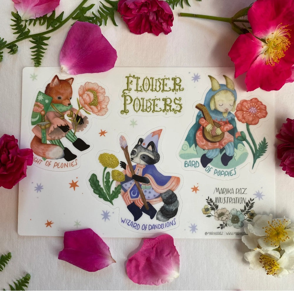 Flower Powers Sticker Sheet