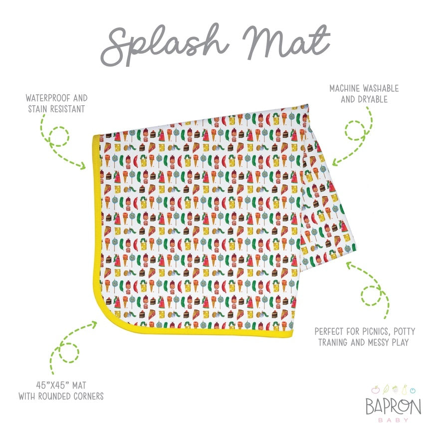 Floor Mat-Food Parade (Waterproof)