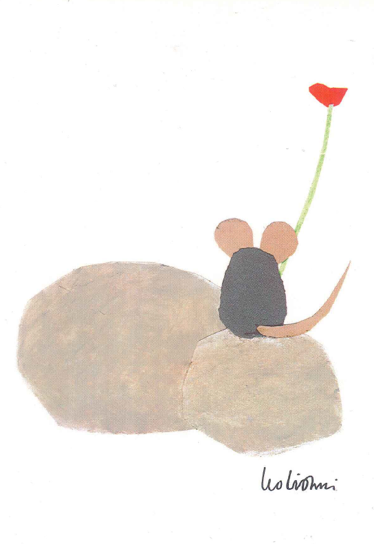 Postcard-Lionni Frederick with Flower