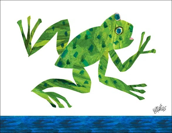 Eric Carle's Frog Canvas Art