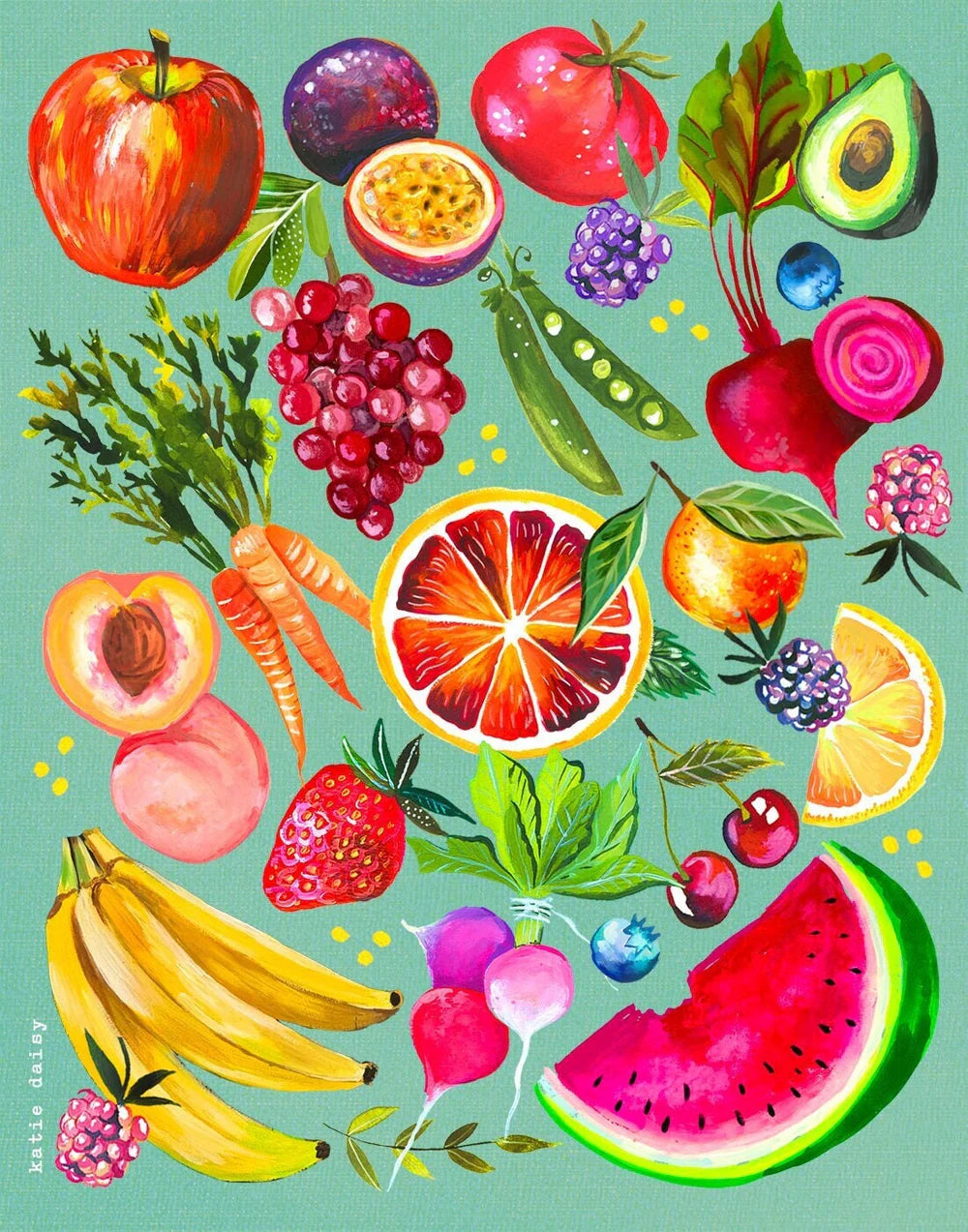Fruit & Vegetable Print