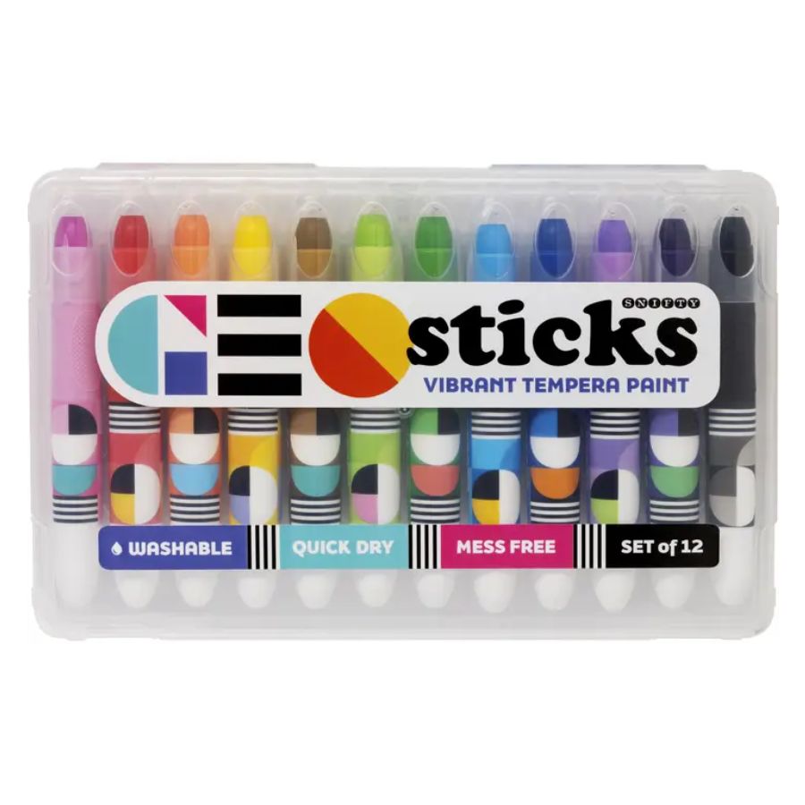 Geo Sticks Vibrant Tempera Paint Sticks