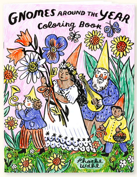 Gnomes Around the Year Coloring Book