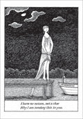 Edward Gorey Card - I Have No Notion