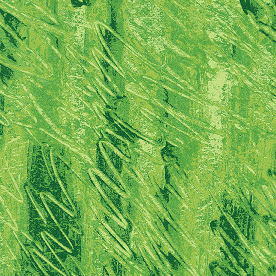 Fabric-Green Brushstroke