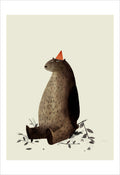 Jon Klassen Print - Red Hat