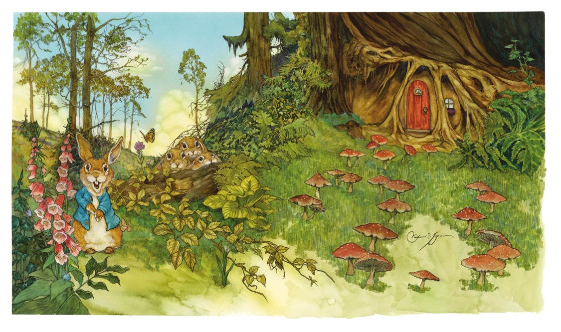 Postcard-Hague Peter Rabbit