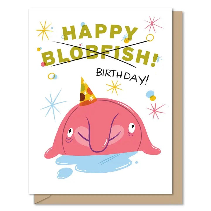 Happy Blobfish Card