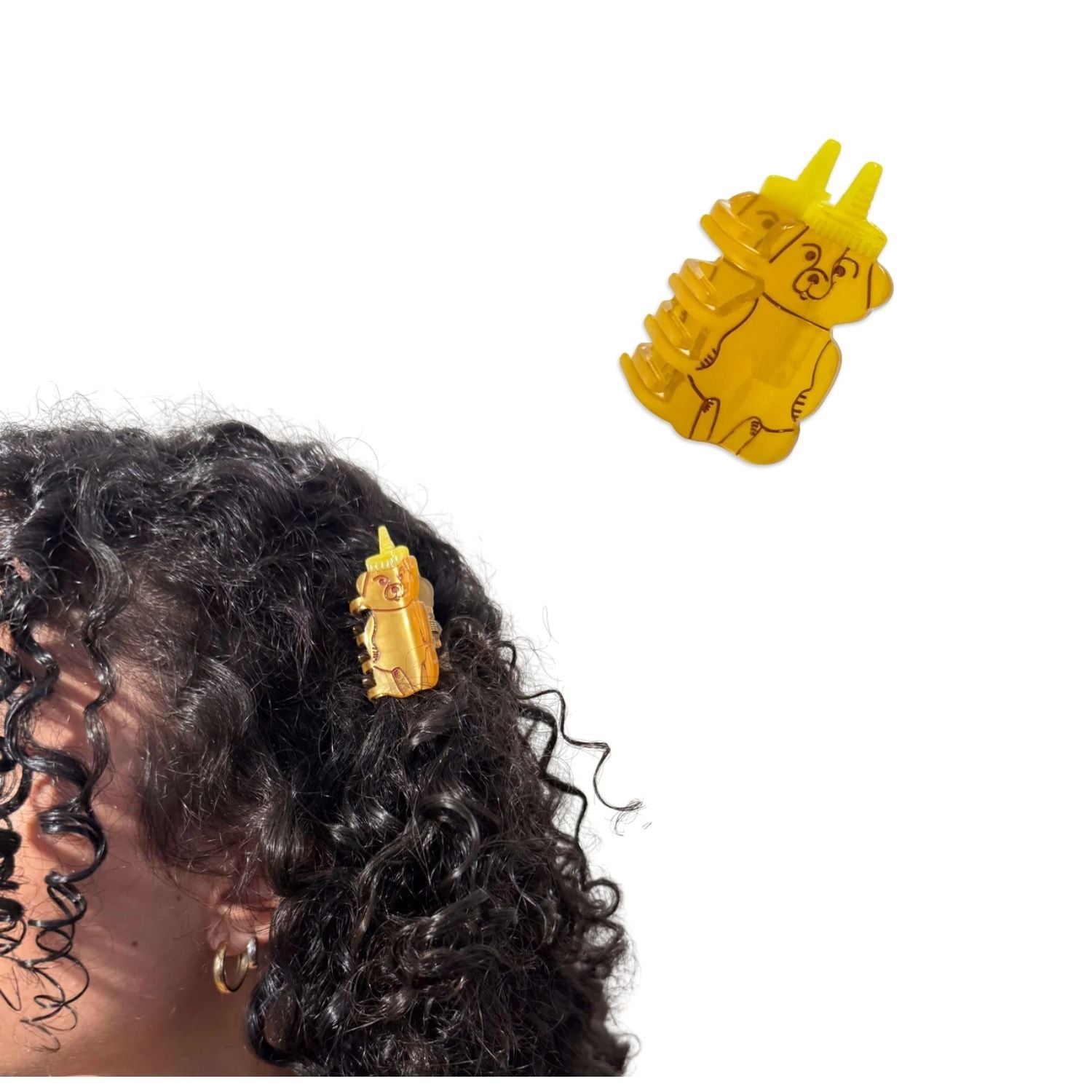 Honey Bear Hair Clip - MINI