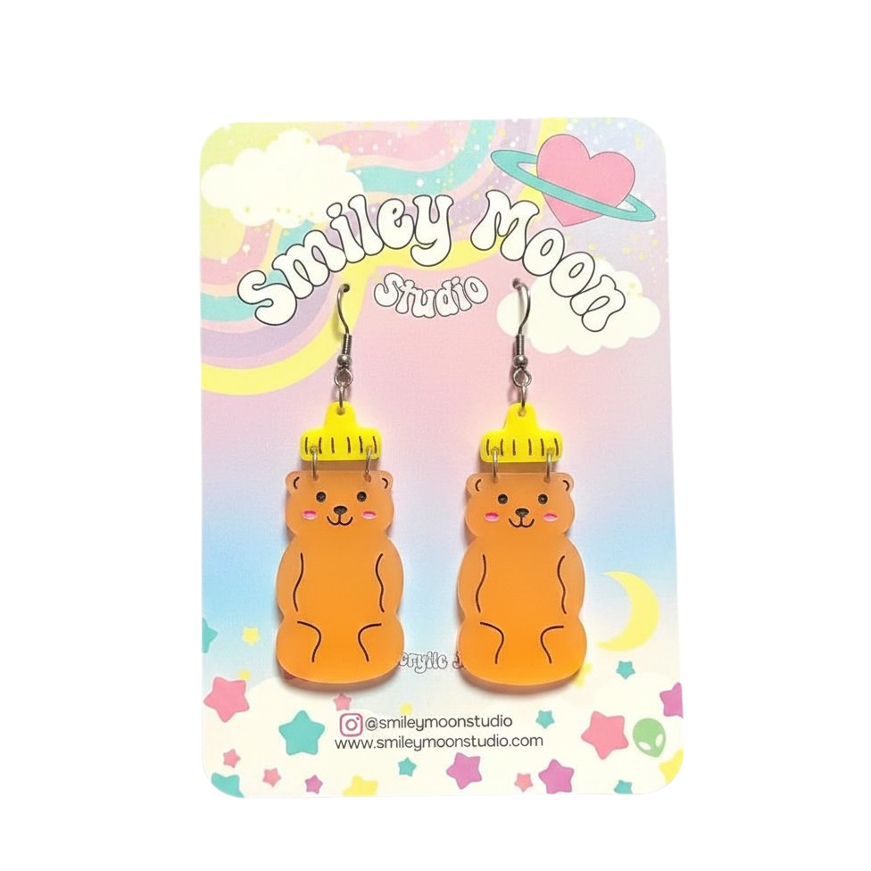 Honey Bear Earrings