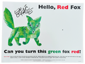 Hello Red Fox Poster