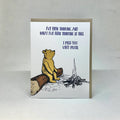 Card-I've Been Thinking Winnie the Pooh
