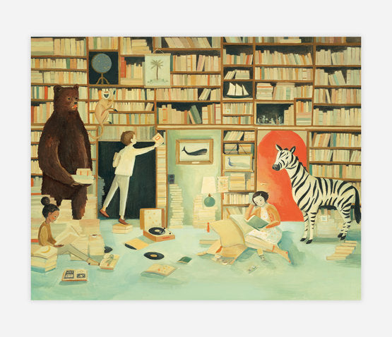 Print-Martin Imaginaries Libary 11" x 14"