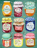 Jam Jars Print