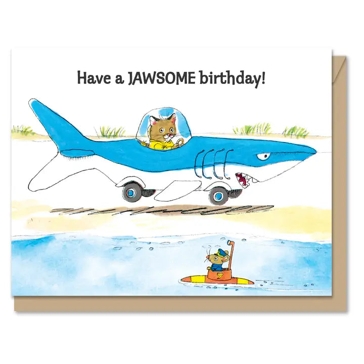 Jawsome Birthday Card