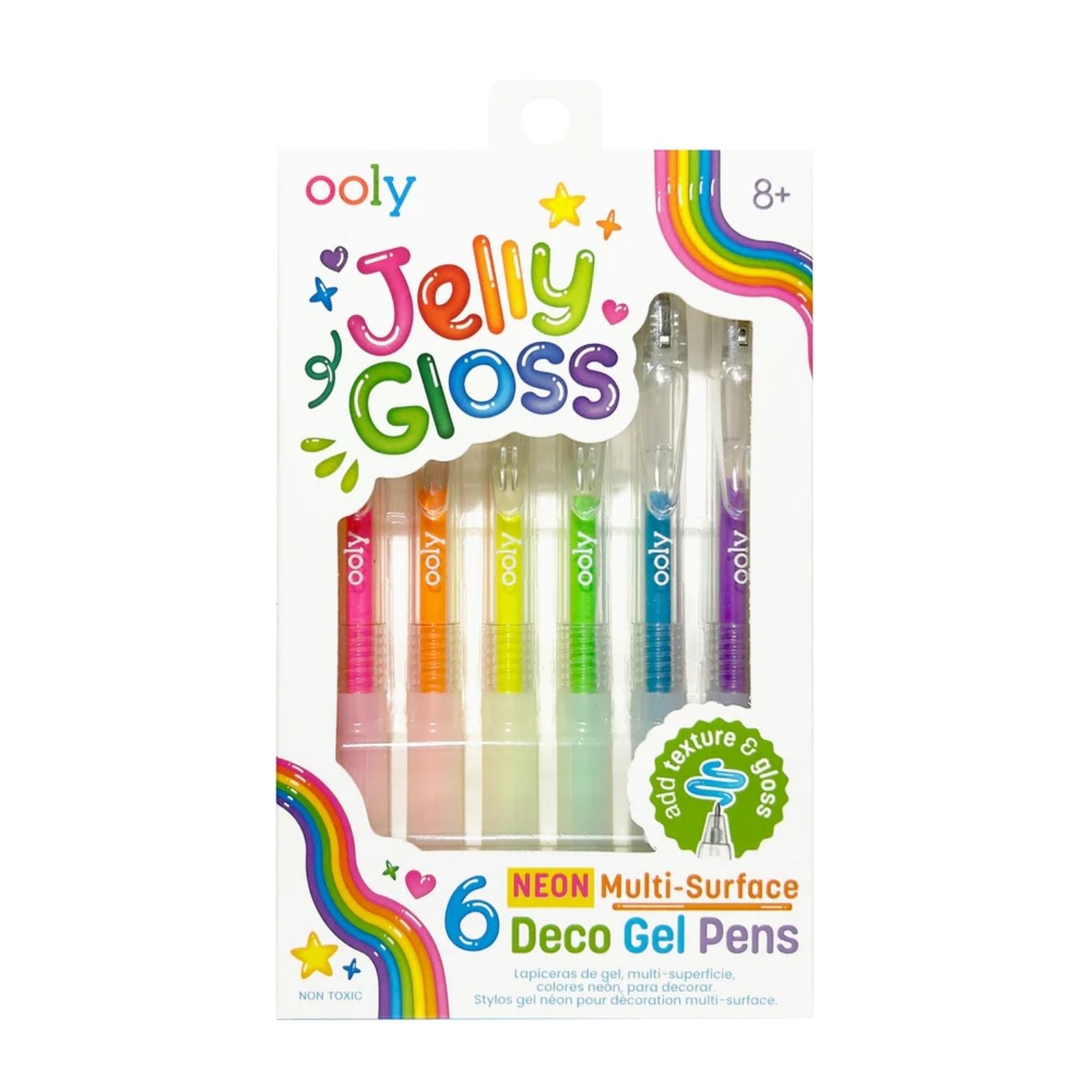 Jelly Gloss Multisurface Gel Pens