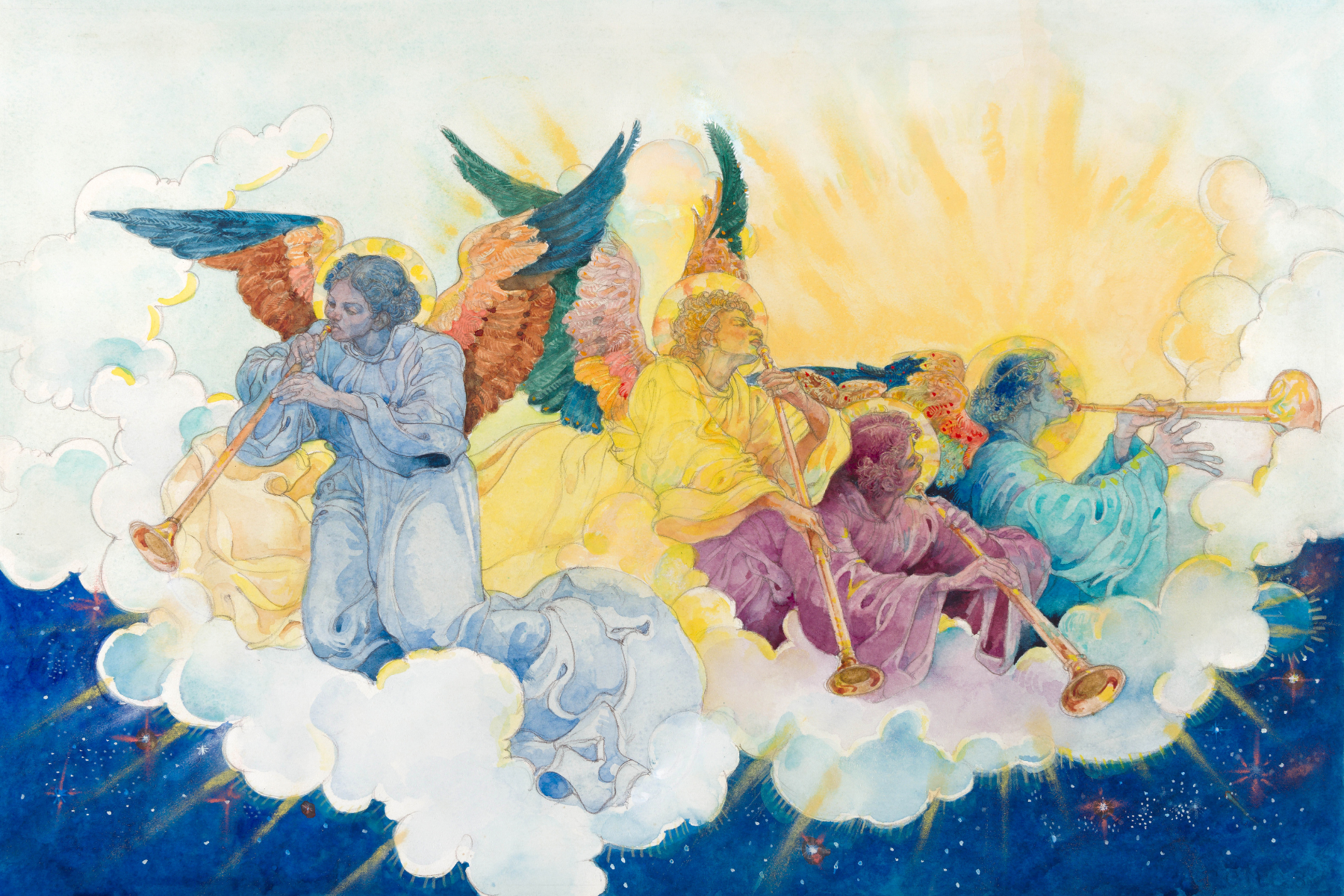 Jerry Pinkney Postcard - Holy Heaven