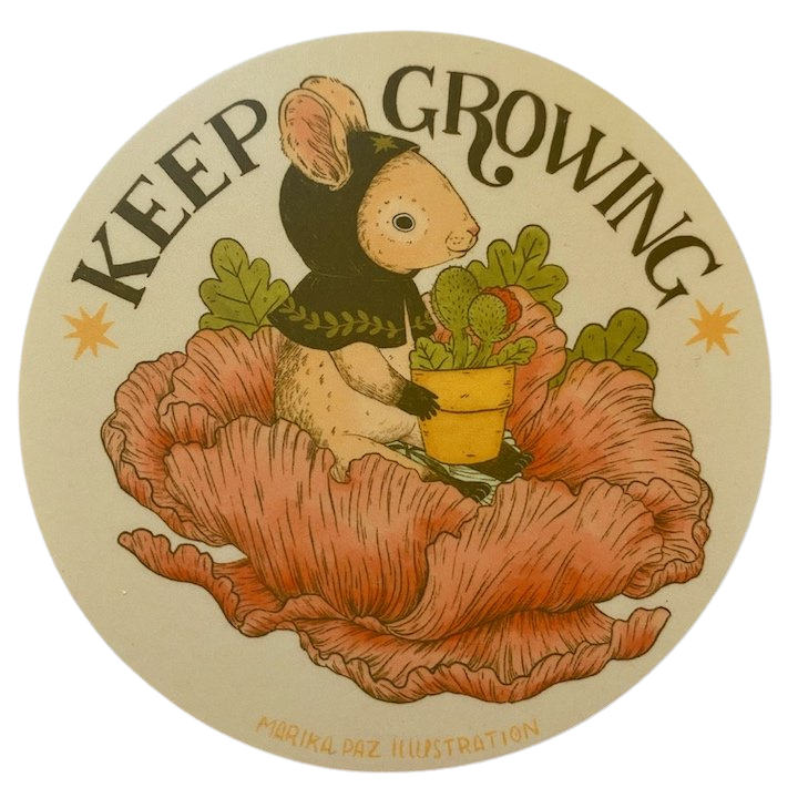 Keep Growing Sticker