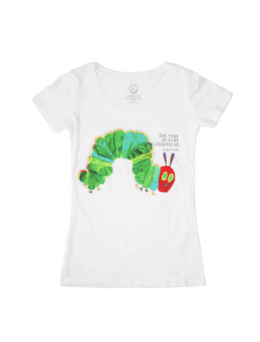 Very Hungry Caterpillar Ladies Fitted T-Shirt