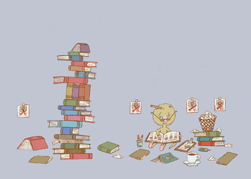 Postcard-Mo Willems Leonardo
