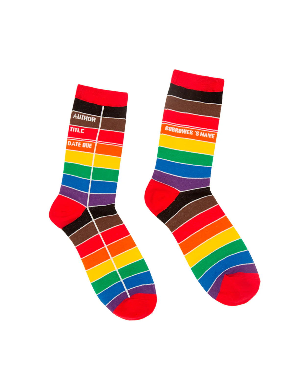 Library Card Pride Adult Socks