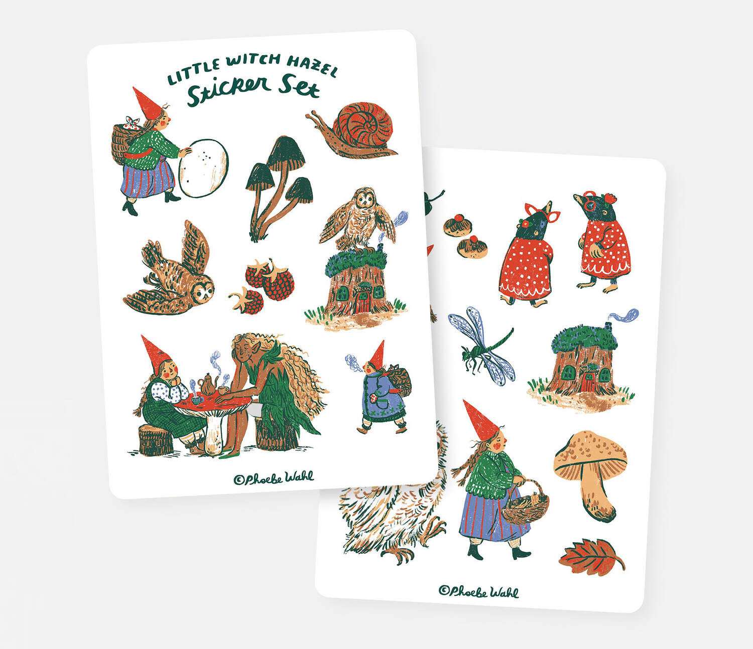 Little Witch Hazel Sticker Set