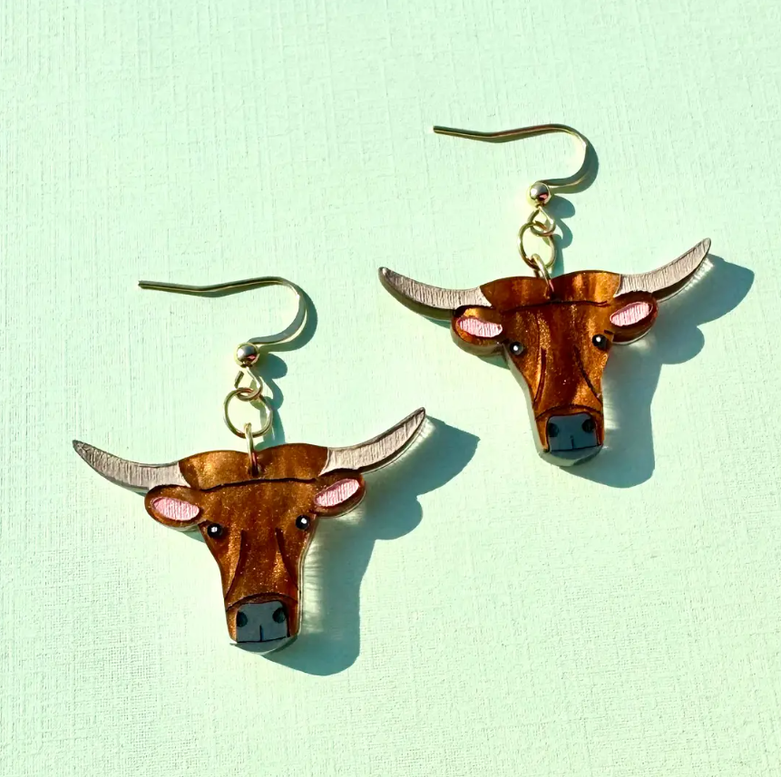Longhorn Earrings