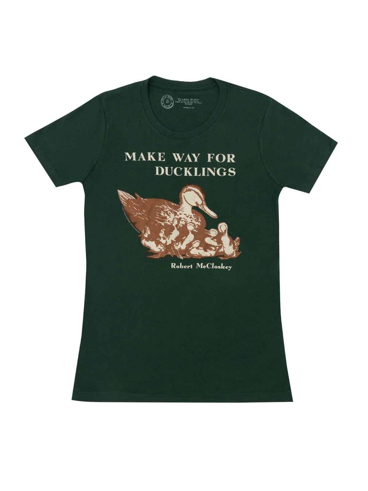 Make Way for Ducklings Ladies T-Shirt